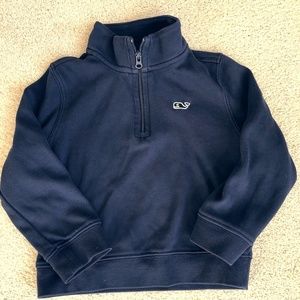 Vineyard Vines Toddler 1/4 Zip Pullover Navy 2T